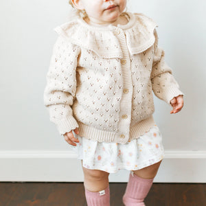 Kays + Kins Poppy Collar Cardigan