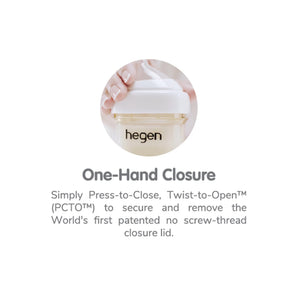 Hegen PCTO™ 150ml/5oz Feeding Bottle PPSU Auburn