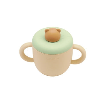 Combi Silicon Bear Straw Cup & Lid