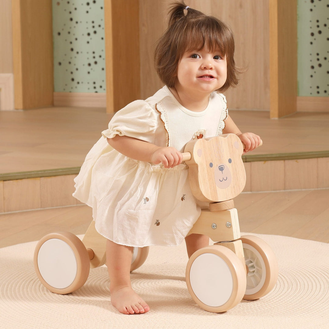 Polarb Wooden Trike - Brown Bear