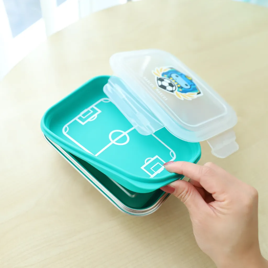 Marcus & Marcus - 2-Tier Stainless Steel Lunch Box