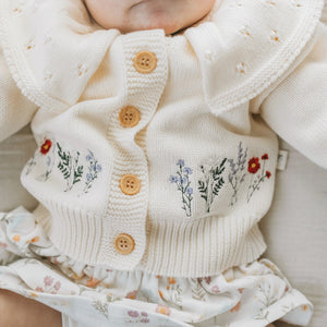 Kays + Kins Embroidered Cardigan