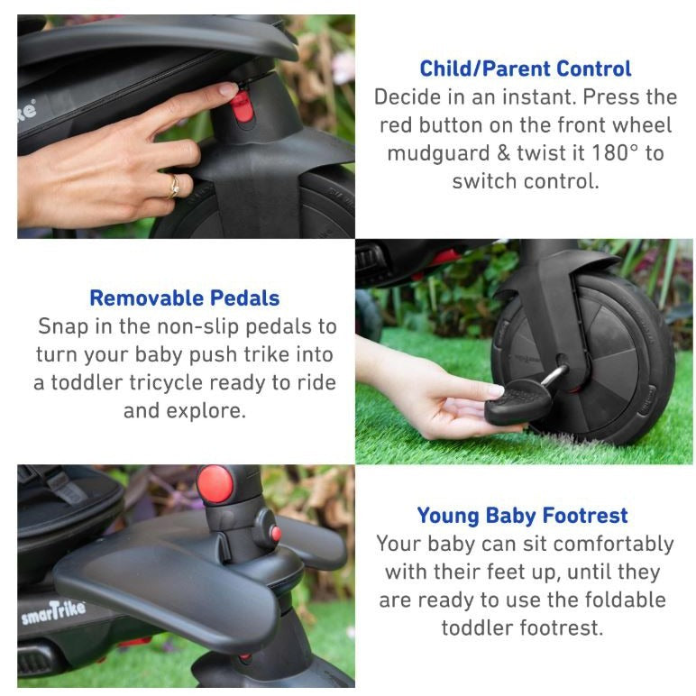 SmarTrike SmartFold 8 in 1 Trike 700 (Red)