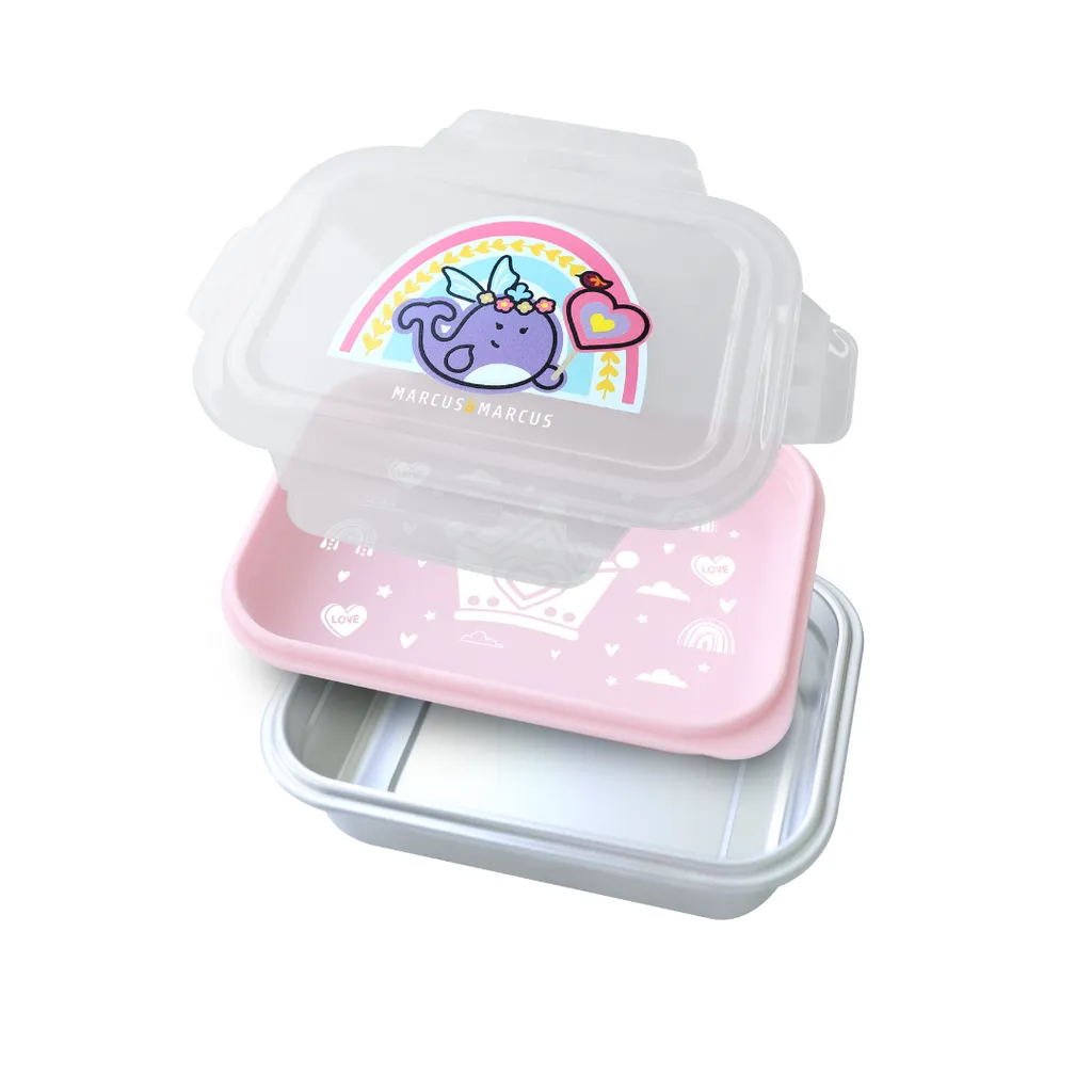 Marcus & Marcus - 2-Tier Stainless Steel Lunch Box