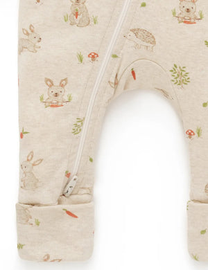 Purebaby Organic Zip Growsuit