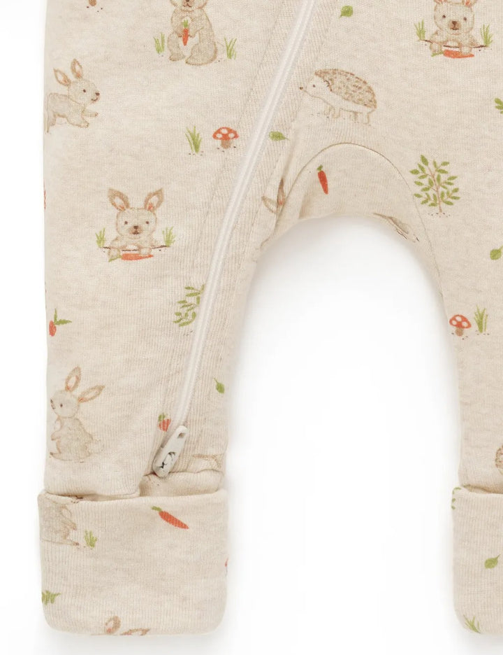 Purebaby Organic Zip Growsuit