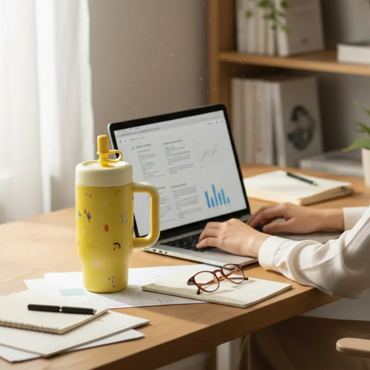 Marcus & Marcus Straw Insulated Tumbler
