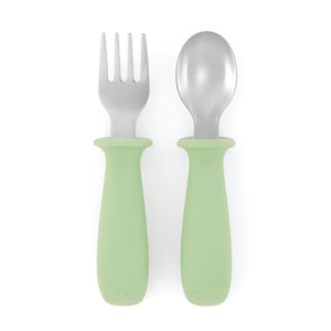 Skip Hop Besties Squad Fork And Spoon Set Green
