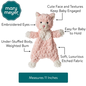 Mary Meyer Putty Nursery Blush Kitty Lovey 11"
