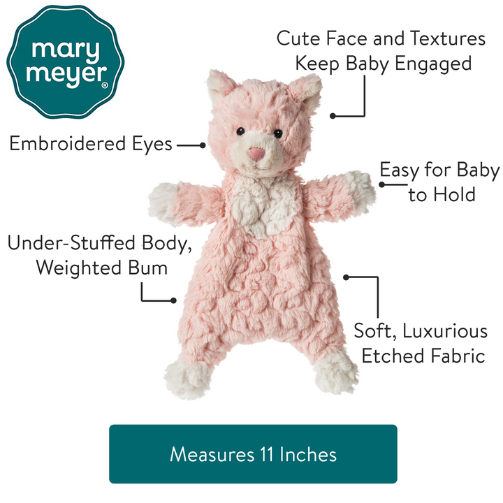 Mary Meyer Putty Nursery Blush Kitty Lovey 11"