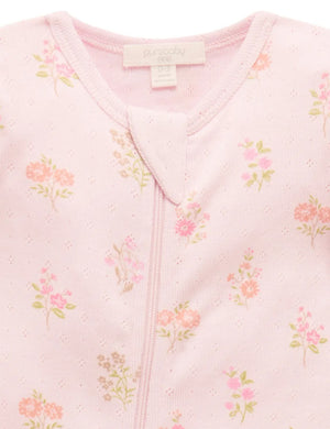 Purebaby Organic Zip Growsuit