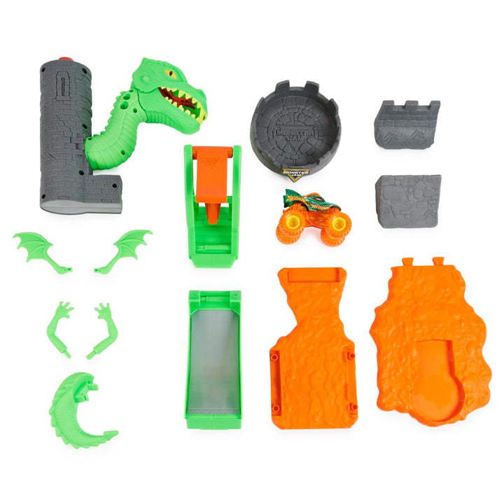 Monster Jam Dueling Dragon Stunt Playset