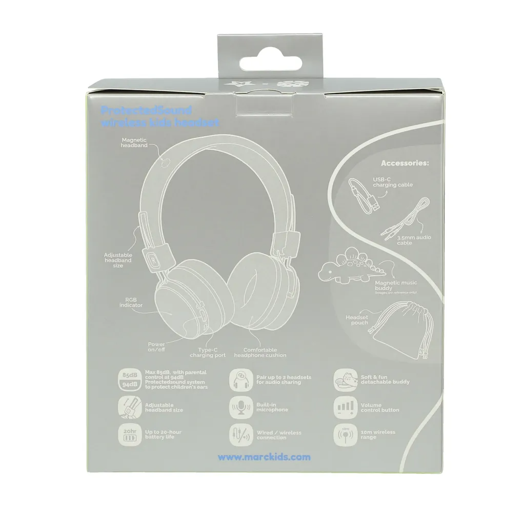 Marckids SafeSound Bluetooth Kids Headset