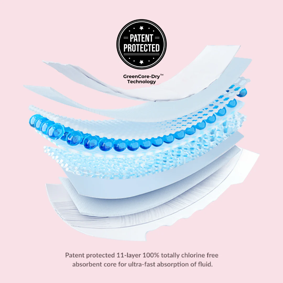 Applecrumby® AirPlus Overnight Tape Diapers (4 Mega Packs / 1 Carton)