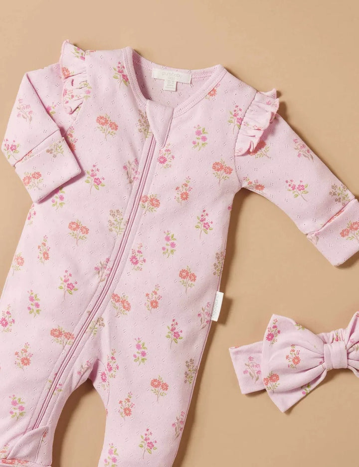 Purebaby Organic Zip Growsuit