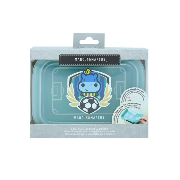 Marcus & Marcus - 2-Tier Stainless Steel Lunch Box