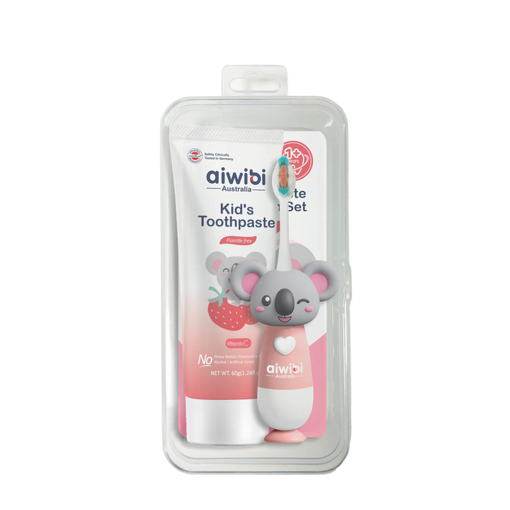 Aiwibi Kid's Toothpaste & Toothbrush (1 Set)