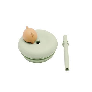 Combi Silicon Bear Straw Cup & Lid