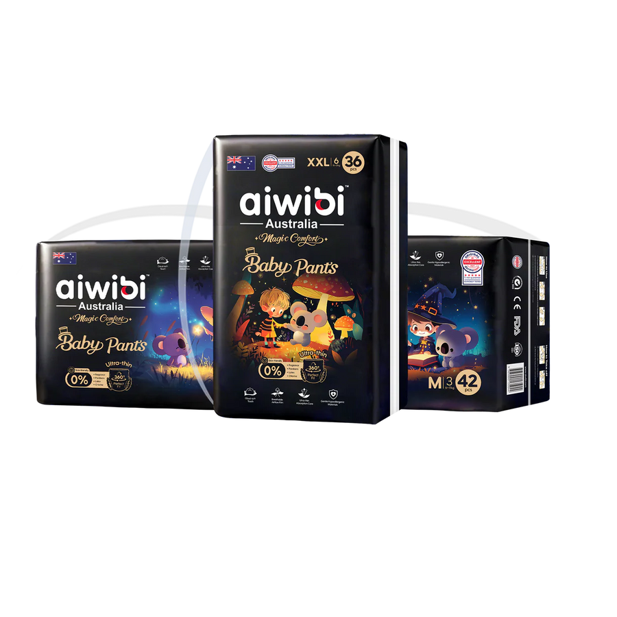 Aiwibi Baby Diapers Magic Comfort ( Tape/Pants )