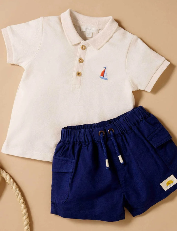 Purebaby Organic Classic Polo Tee