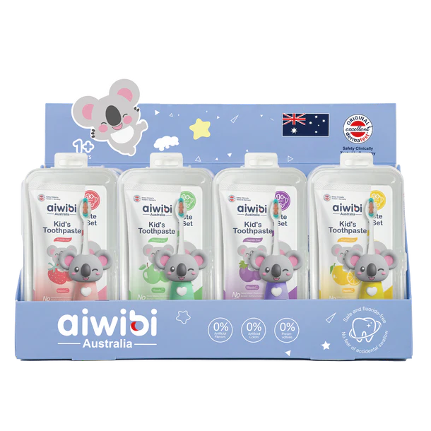 Aiwibi Kid's Toothpaste & Toothbrush (1 Set)