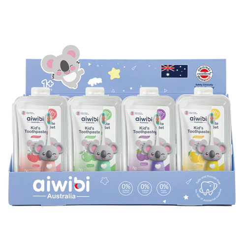 Aiwibi Kid's Toothpaste & Toothbrush (1 Set)