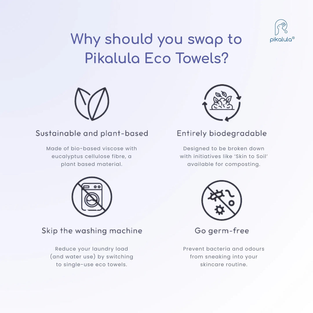 Pikalula Mom Eco Towel 10pcs Mini Pack