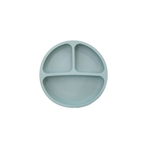 Little Rei Silicone Round Plate - Sage