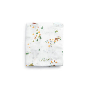 Little Rei Bamboo Hooded Towel + Wash Cloth - Outdoor 75X75cm