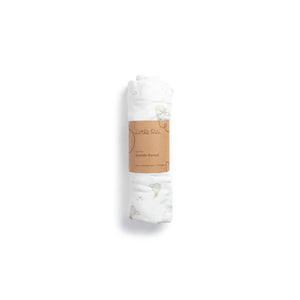 Little Rei Bamboo Swaddle Single - Grey Balloon 120X120cm
