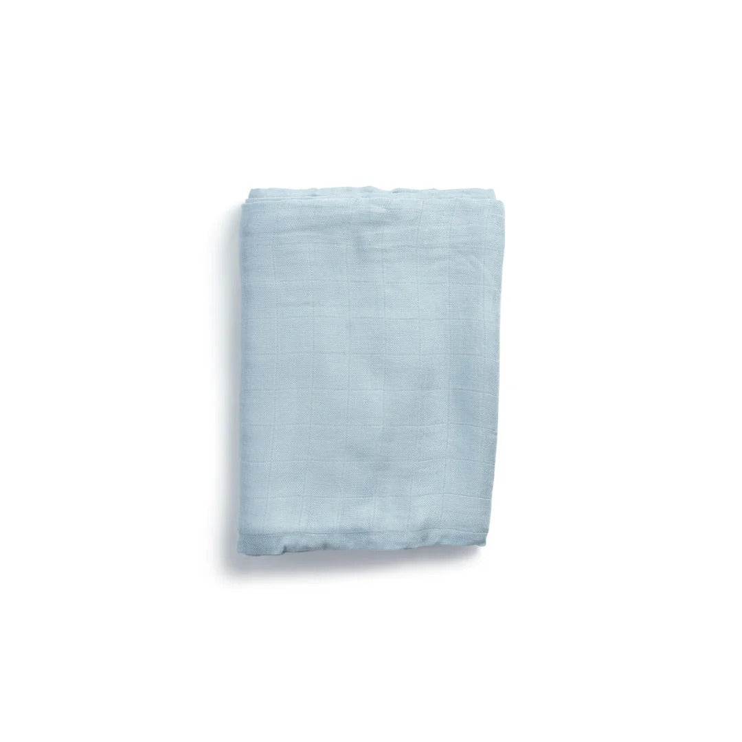 Little Rei Bamboo Swaddle Single - Grey Blue 120X120cm