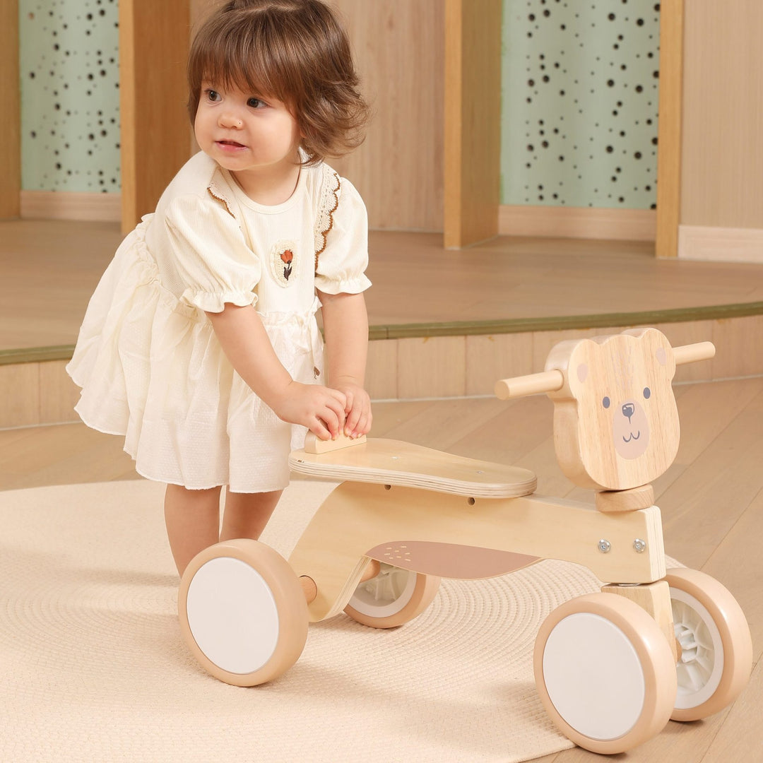 Polarb Wooden Trike - Brown Bear