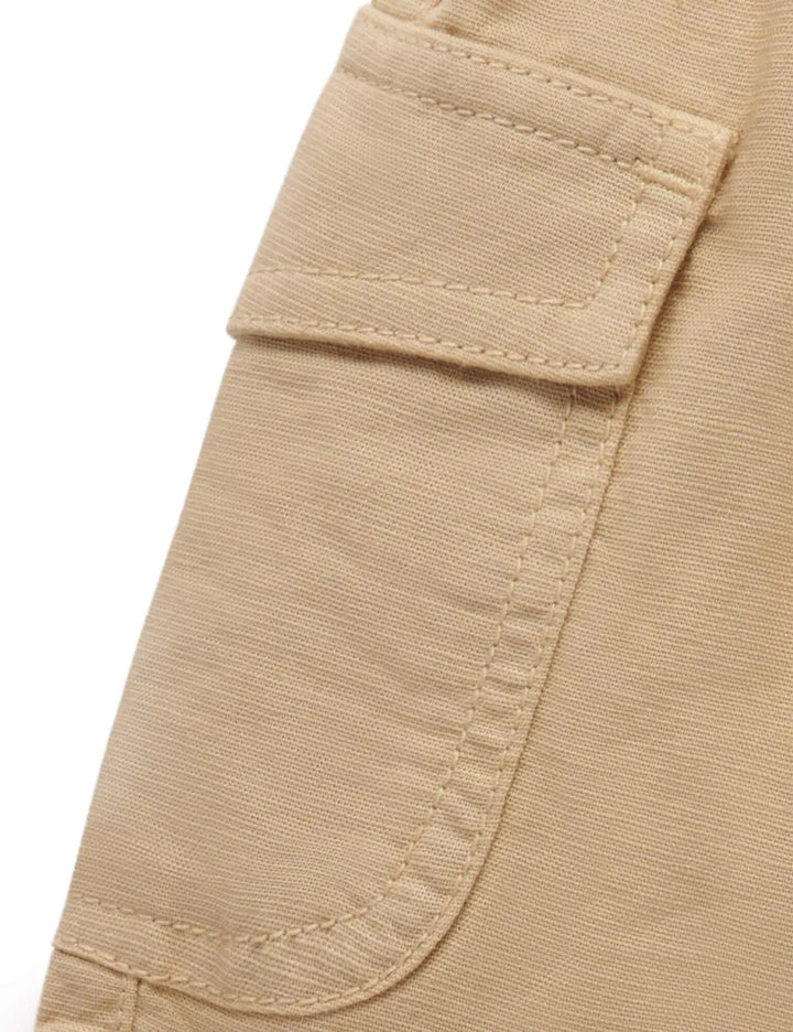 Purebaby Organic Linen Blend Driftwood Shorts