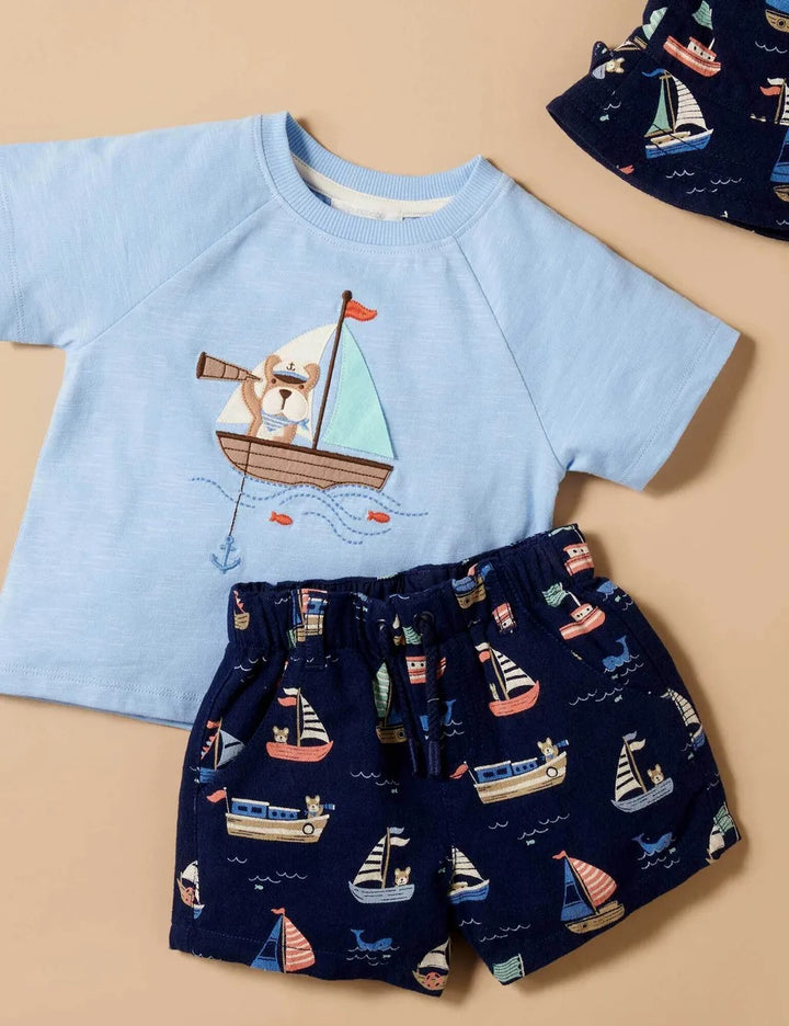 Purebaby Organic Relaxed Surf Voyager Tee