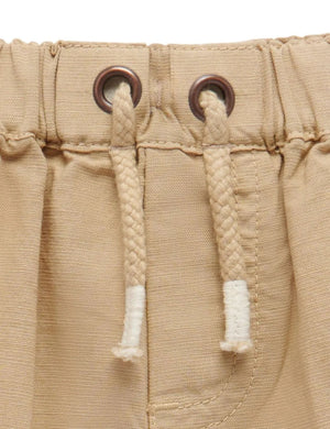 Purebaby Organic Linen Blend Driftwood Shorts