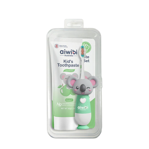 Aiwibi Kid's Toothpaste & Toothbrush (1 Set)