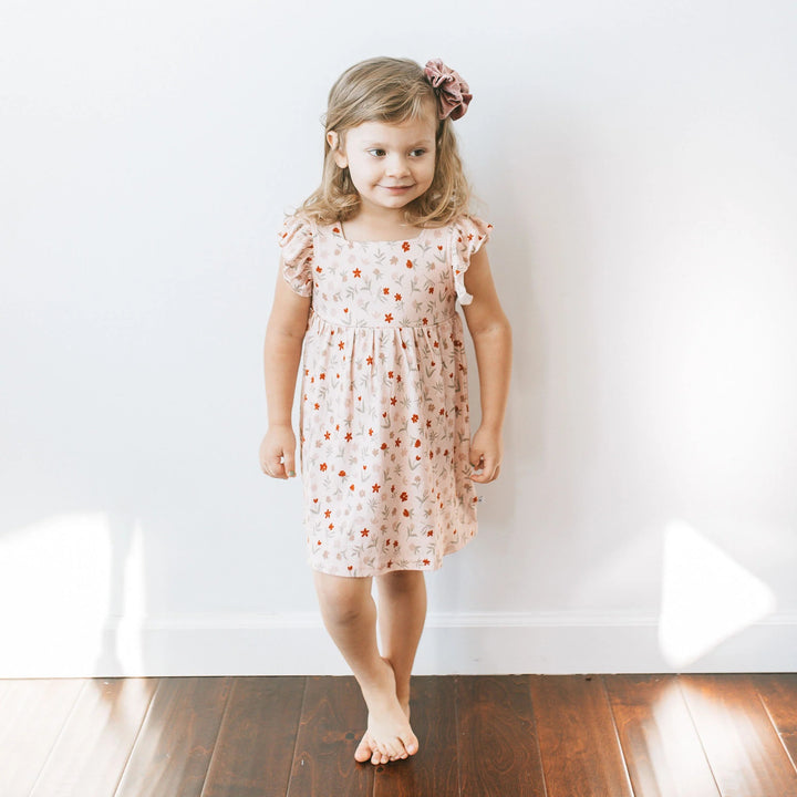 Kays + Kins Ruffled Dress