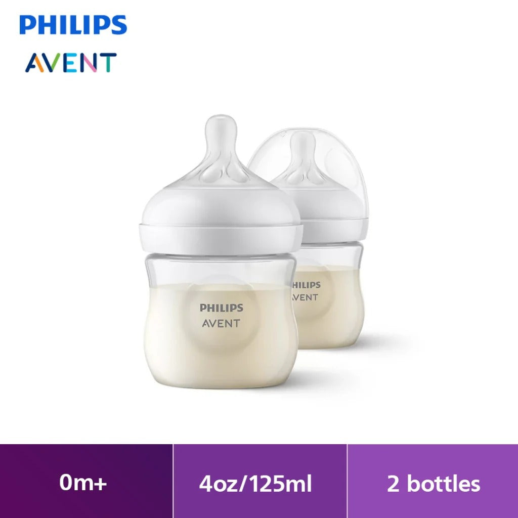 Philips Avent Bottle Natural Response 125 ML/4Oz Single/Twin Pack