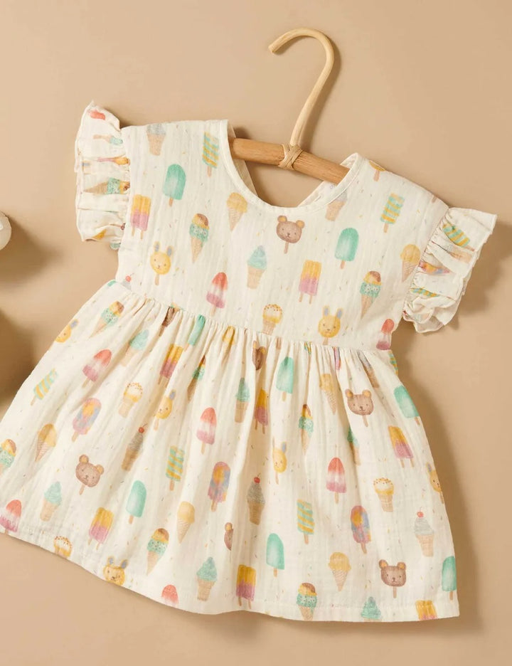 Purebaby Gelati Dress - Gelati Print