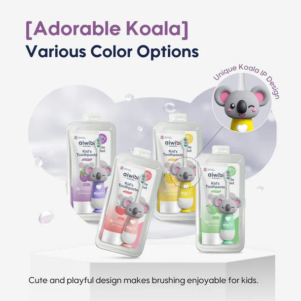 Aiwibi Kid's Toothpaste & Toothbrush (1 Set)
