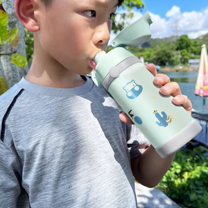 Marcus & Marcus - Straw and Spout Insulated Water Bottle (350ml)