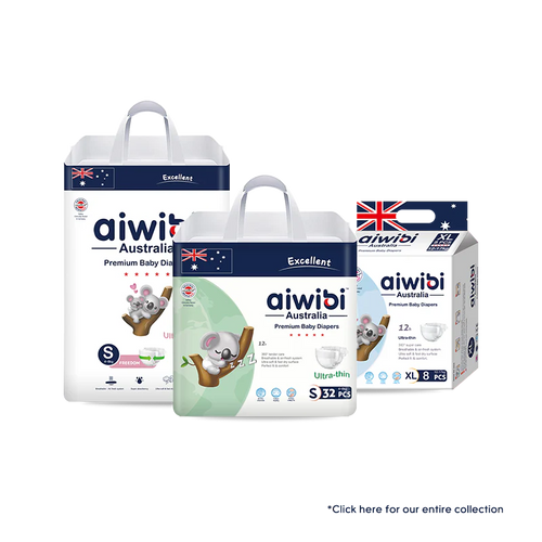 Aiwibi Baby Air Comfort Diapers (Tape/Pants) - Happikiddo.com
