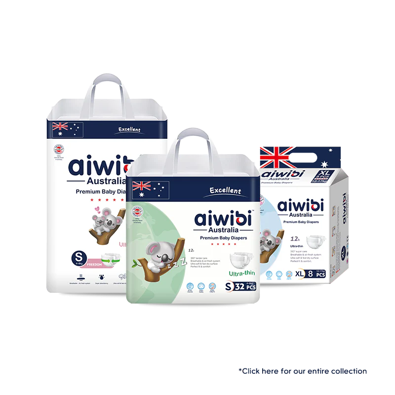 Aiwibi Baby Air Comfort Diapers (Tape/Pants) - Happikiddo.com