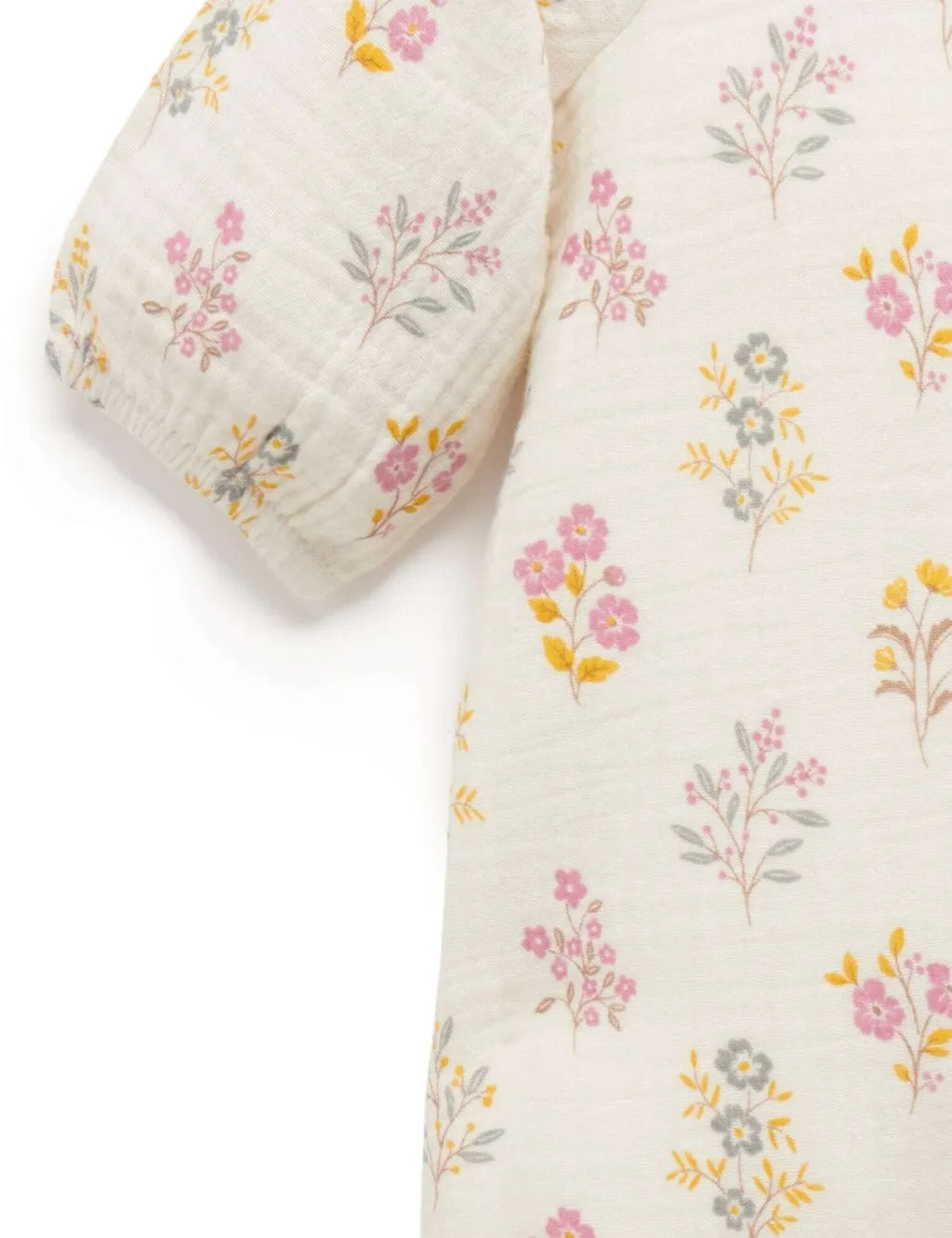 Purebaby Crinkle Cotton Growsuit