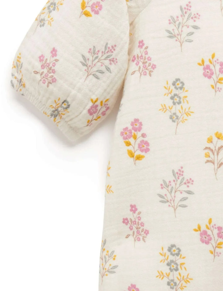 Purebaby Crinkle Cotton Growsuit