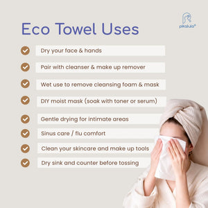 Pikalula Mom Eco Towel 10pcs Mini Pack