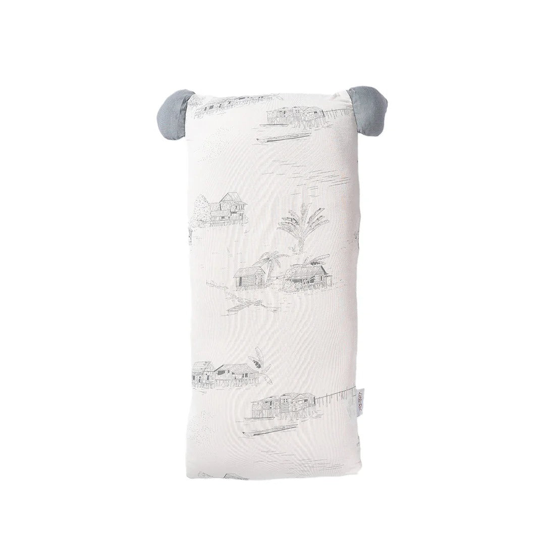 Little Rei Rustic Grey Plush Pillow