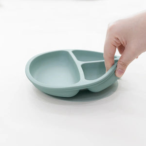 Little Rei Silicone Round Plate - Sage