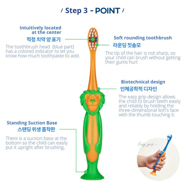 Nature Love Mere Easy Grip Animal Baby Tooth Brush