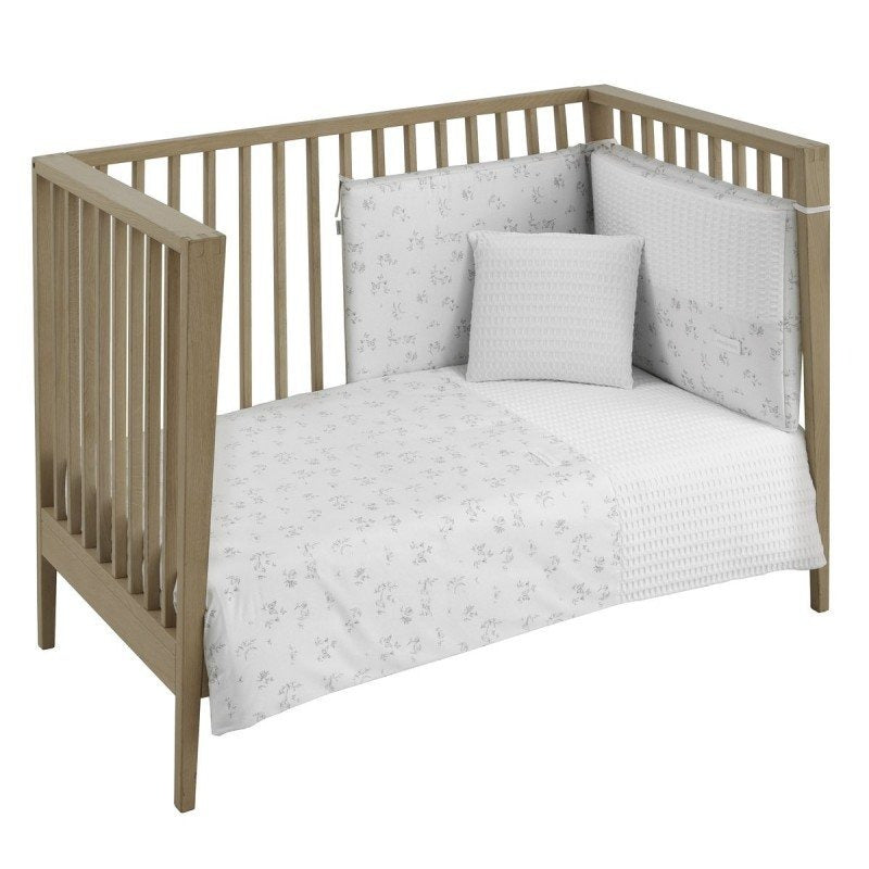 Cambrass Set 2 Pcs. Quilt Cover Cot 60 Merlo Ecru 100x140x3cm